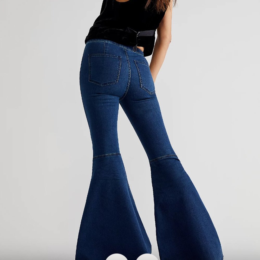 Free People We The Free Just Float On Flare Jeans size 27L